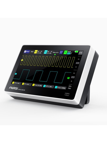 FNIRSI® 1013D Tablet Dual Channel 100MHz 1GS/s Touchable Panel Oscilloscope