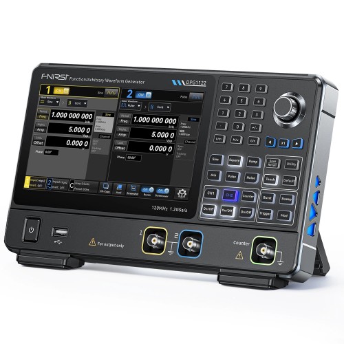 FNIRSI® DPG1122 120MHz 1.2GSa/s Dual Channel Function Arbitrary Waveform Generator