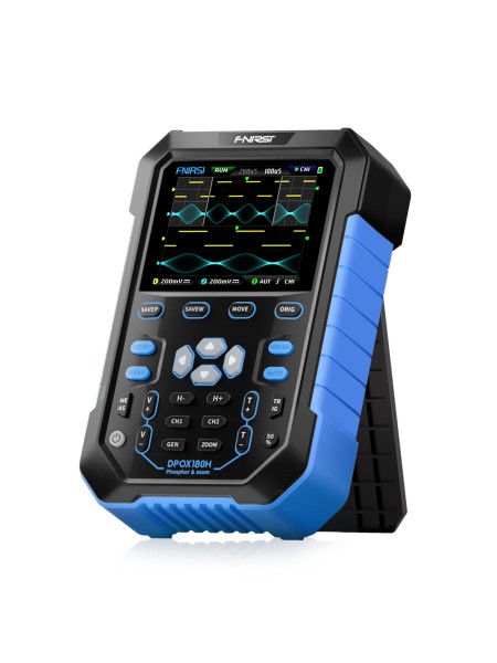 FNIRSI® DPOX180H 2-IN-1 Dual Channel 180MHz 500MS/s Digital Phosphor Oscilloscope Signal Generator