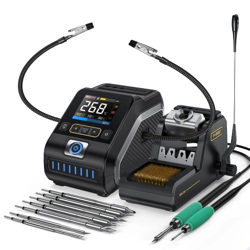 FNIRSI® DWS-200 200W Power Rapid Heating Soldering Iron Station Kit