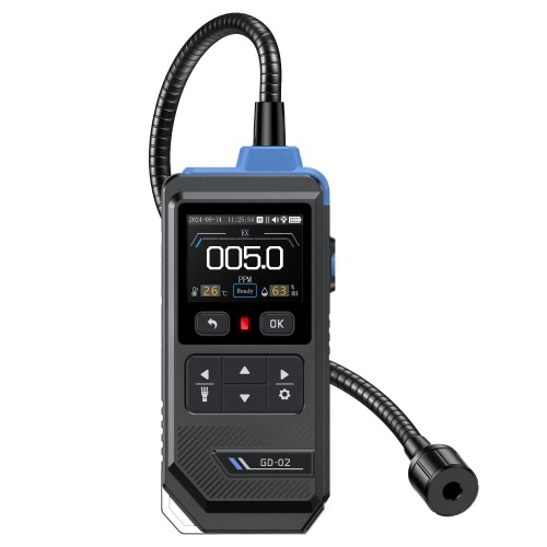 FNIRSI® GD-02 Portable Combustible Gas Detector Color Screen Methane Propane Isobutane Monitor