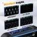 FNIRSI® 2C53P 3-IN-1 50MHz 250MS/s Dual Channel Tablet Touchable Oscilloscope Multimeter DDS Generator