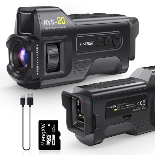 FNIRSI® NVS-20 4K HD Monocular Night Vision Device Infrared 6x Digital Zoom
