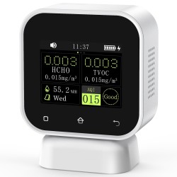 FNIRSI® SFD-02 4-IN-1 Indoor Air Quality Monitor Touchscreen Formaldehyde Detector HCHO TVOC Tester