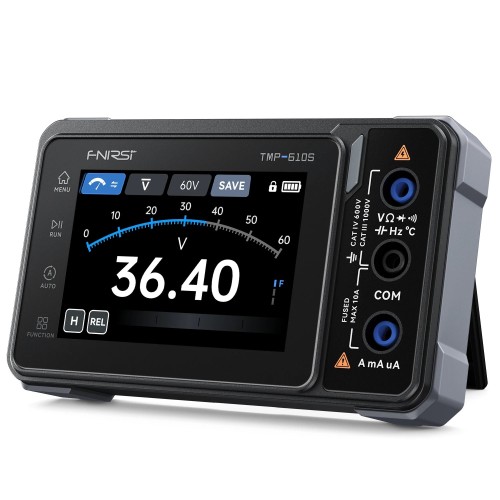 FNIRSI® TMP-610S 3-in-1 Digital Multimeter DSO DDS Generator 60,000 Counts TRMS Bluetooth App Sync