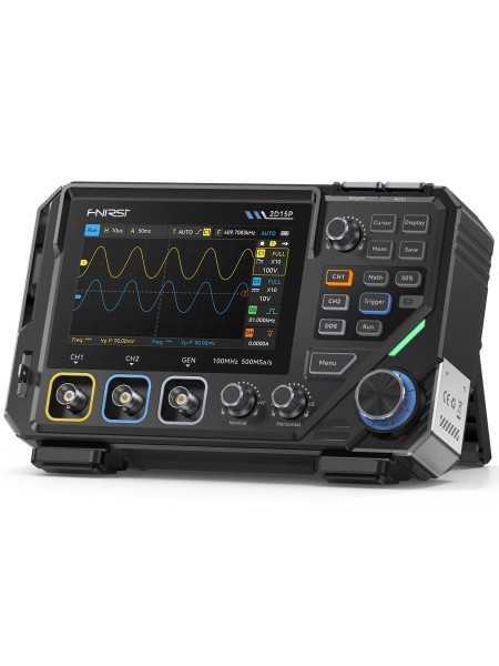 FNIRSI® 2D15P 3-in-1 Benchtop 2CH 100MHz Phosphor Oscilloscope Multimeter